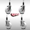 Service Caster 5'' SS Nylon Wheel Swivel 1-1/8'' Expanding Stem Caster Set 2 Brakes, 4PK SCC-SSEX20S514-NYS-2-TLB-2-118 - alternate 2